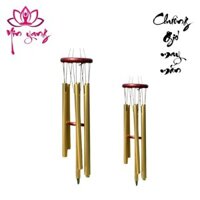 [CAO CẤP] Chuông Gió 6 Thanh Chất Liệu Nhôm Mạ Đồng VHMART