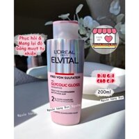 [CAO CẤP] Dầu gội dưỡng tóc bóng mượt Loreal Glycolic Gloss (Bản chuẩn nội địa Đức) kiêm phục hồi nuôi dưỡng tóc