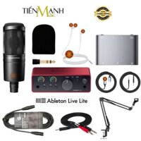[Cao Cấp] Full Bộ Mic Hát Live Stream Thu Âm Micro Audio Technica AT2020, AT2035, AT2050 & Soundcard Điện Thoại Máy Tính