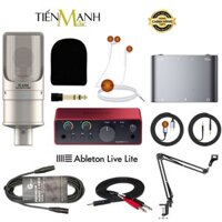 [Cao Cấp] Full Bộ Mic Hát Live Stream Thu Âm Micro Takstar & Sound Card Chính Hãng Livestream Điện Thoại Máy Tính