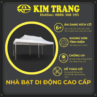 [Cao Cấp] Nhà Bạt Di Động ĐỦ KÍCH CỠ Che Nắng Mưa, Khung Thép Sơn Tĩnh Điện