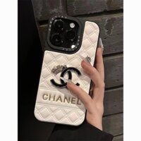 [Cao Cấp] Ốp Lưng Điện Thoại Apple 15 Diamond Pearl Chanel Style iPhone14promax Luxury 13 Mới 12w