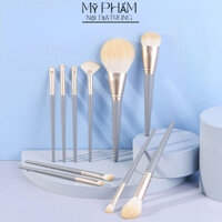 (CAO CẤP) Set 10 Cọ Trang Điểm Phấn Mắt Má Hồng Lông Mềm Chất Lượng Cao Tiện Dụng