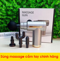 {Cao Cấp} Súng Máy Massage Giãn Cơ Bắp Cầm Tay Fascial Gun 4 Đầu 6 Chế Độ, Hỗ Trợ Trị Nhức Mỏi Vai Gáy, Đau Nhức Căng Cơ, Người Đau Nhức Bả Vai, Xương Khớp, Cơ Bắp Mệt Mỏi, Người Tập Gym Săn Chắc Cơ Bắp, Quà Tặng Ông Bà Bố Mẹ Người Thân Yêu, Mẫu Mới 2025.