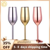 Cao Cấp Thép Không Gỉ Champagne Cup Cưới Nướng Champagne Sáo Rượu Thủy Tinh Cocktail Ly Nhà Hàng Cốc