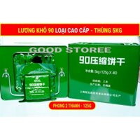 [Cao Cấp] Thùng Sắt 5Kg Lương Khô Quân Đội - Lương Khô 90 Hàng Cao Cấp - NGON