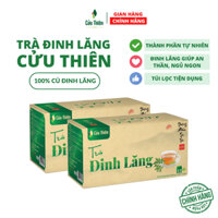 [CAO CẤP] Trà Đinh Lăng Cửu Thiên 100% Từ Củ Đinh Lăng Khô Nguyên Chất, Trà Túi Lọc - CỬU THIÊN VIỆT NAM