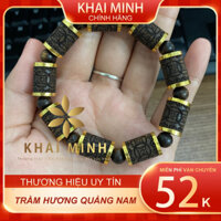 [Cao cấp] Vòng tay trầm hương nam nữ điêu khắc kim tiền, bọc 8k cao cấp. Cam kết hàng đẹp, thơm, chất lượng.