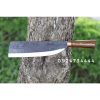 {Cao cấp}Dao Pha Huyền Thoại Chất Liệu Nhíp Xe Cán Gỗ Cẩm Chỉ Siêu Chặt Dừa,Gà Vịt, Mía Làng Nghề Phúc Sen