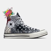 （Cao Cấp）Giày  Giày  *_Converse Chuck Taylor All Star 70 Hi Offspring Paisley Black Chất lượng cao