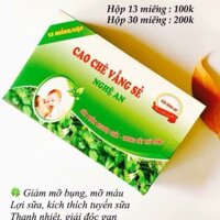 Cao chè vằng sẻ lợi sữa Cầu bình An (hộp 30 miếng)