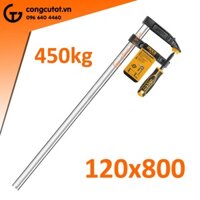 Cảo chữ F lực kẹp (170kg-450kg) Ingco HFC020502, HFC020802, HFC021203, HFC021204 (Cam kết Chính Hãng 100%)