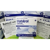 Cao dán cai thuốc lá Habitrol 21mg hộp 28 miếng (Nhập chính hãng)