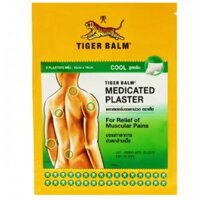 Cao dán con hổ Tiger Balm Plaster Red – Green Thái Lan, Size 10x14cm