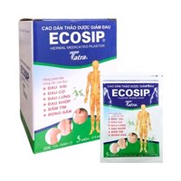 Cao dán Ecosip Cool giảm đau cơ xương khớp gói 10 miếng