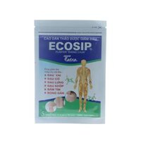 Cao dán Ecosip giảm đau vai, đau lưng, đau khớp, bong gân