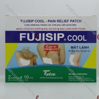 Cao dán giảm đau FUJISIP cool hộp 10 túi x 2 miếng