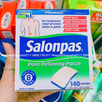 Cao dán giảm đau Salonpas chuẩn Mỹ 140 miếng (Cao dan giam dau Salonpas My)