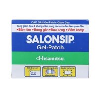Cao dán giảm đau Salonsip Gel-Patch hộp 10 bao x 2 miếng