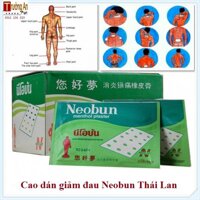 Cao dán giảm đau Thái Lan Neobun