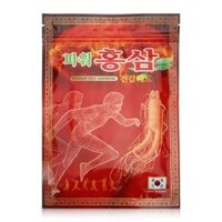 Cao dán hồng sâm đỏ Power Red Ginseng 20 miếng Hàn Quốc