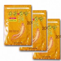 CAO DÁN HỒNG SÂM KOREA POWER GINSENG [TÚI ĐỎ 20 MIẾNG]