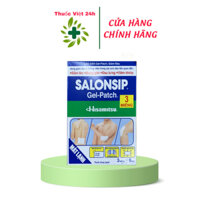 Cao Dán Lạnh Salonsip Gel-Patch - Giúp Giảm Đau Xương Khớp, Bong Gân, Đau Lưng - Hộp 3 Miếng x 8 Gói - ThuocViet24h