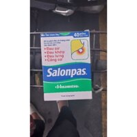 cao dán Salonpas 40 miếng × 5hộp