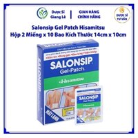 Cao Dán Salonsip Gel-Patch Hỗ Trợ Giảm Đau Cơ Khớp, Cao Dán Giảm Đau Vai Gáy, Căng Cơ, Bong Gân