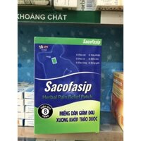 Cao dán thảo dược -Sacofasip hộp 10 miếng (11*15cm)