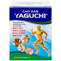 Cao dán Yaguchi Tatra giảm đau, kháng viêm trong các cơn đau vai, đau lưng (Hộp 20 gói)
