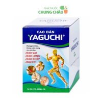Cao dán Yaguchi Tatra: Hỗ trợ giảm đau, kháng viêm cho vai, lưng và cơ khớp