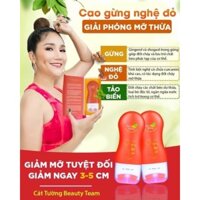 Cao Gừng Tan Mỡ Bụng Giảm eo , Thon Gọn Tay Chân Đùi