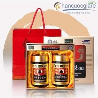 Cao Hồng Sâm 365 Hàn Quốc chính hãng hộp 2 lọ * 240g (6 years Korean red ginseng extract 365)