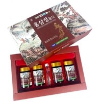 CAO HỒNG SÂM NÚI KGF  4 LỌ KOREAN RED GINSENG GOLD