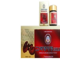 Cao linh chi đỏ Hàn Quốc - Hộp màu vàng 5 lọ 250 gram