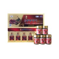 Cao Linh Chi Đông Trùng Hạ Thảo Pocheon Cordycep Lingzhi Extract Gold (5 lọ x 50g)