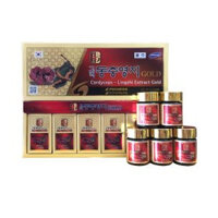 Cao Linh Chi Đông Trùng Hạ Thảo POCHEON Hàn Quốc hộp 5 lọ * 50g (Cordyceps-Lingzhi Extract Gold)