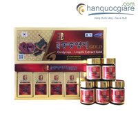 Cao linh chi đông trùng hạ thảo Pocheon Hàn Quốc hộp 5 lọ * 50g (Cordyceps-Lingzhi Extract Gold)