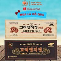 Cao Linh Chi Gold Hàn Quốc Hộp Gỗ Trắng & Đen (120g x 3 Lọ) - DHC Korea Ginseng