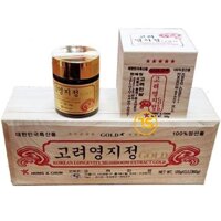 Cao linh chi Hàn Quốc GOLD hộp gỗ trắng 3 lọ x 120g