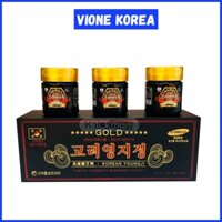 Cao linh chi Hàn Quốc Gold Youngji Hộp gỗ màu đen (3 hũ nhỏ -120g/hũ)