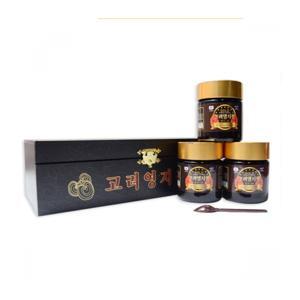 Cao Linh Chi Núi Hộp Gỗ Đen Korean Longevity Mushroom Extract Gold - 120g x 3 lọ
