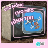 CÀO MÓNG CHO MÈO giảm stress, mô hình tivi