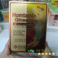 Cao Nhân Sâm, Homtamin Ginseng - Bổ Sung Vitamin Muối Khoáng - Hộp 60 viên