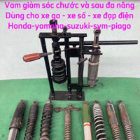 Cảo phuộc xe máy đa năng (cả Exciter) - Dụng cụ tháo lò xo giảm sóc (phuộc nhún) xe máy chuyên dụng