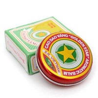 Cao Sao Vàng 3g (dầu cù là) TW3, dùng xoa ngoài da khi đau đầu, cảm cúm, đau bụng