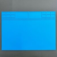 Cao su chịu nhiệt 350x250mm (mặt sau có miếng từ hút ốc)