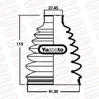 cao su Chụp bụi láp ngoài, hyundai SantaFe, sorento, pajero thái lan kèm 2 đai xiết