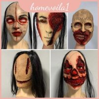 Cao su Halloween Mặt nạ kinh dị đáng sợ Ma Cosplay Đạo cụ mặt thối